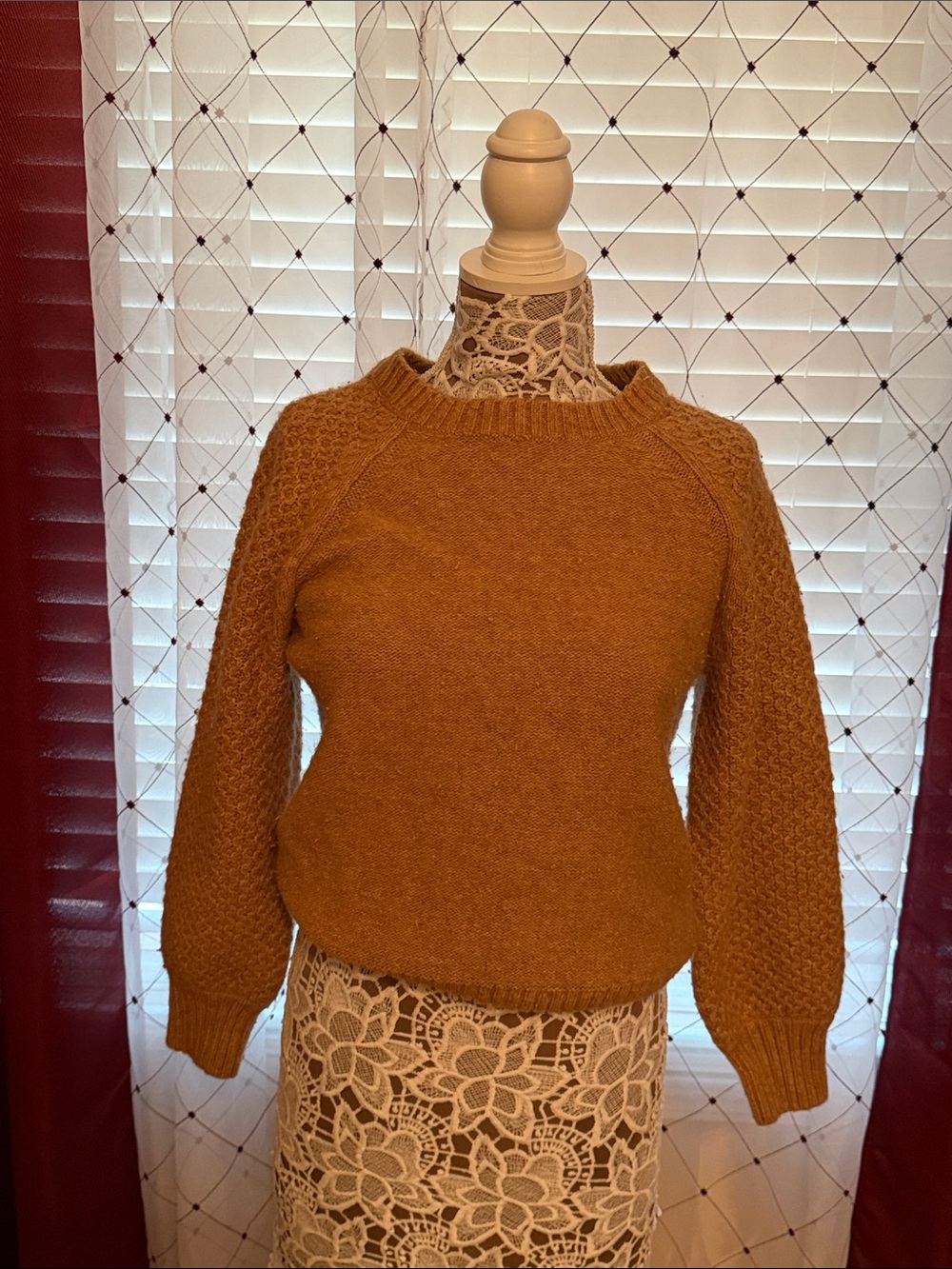 J. Crew Rust Orange Crewneck Sweater (154)